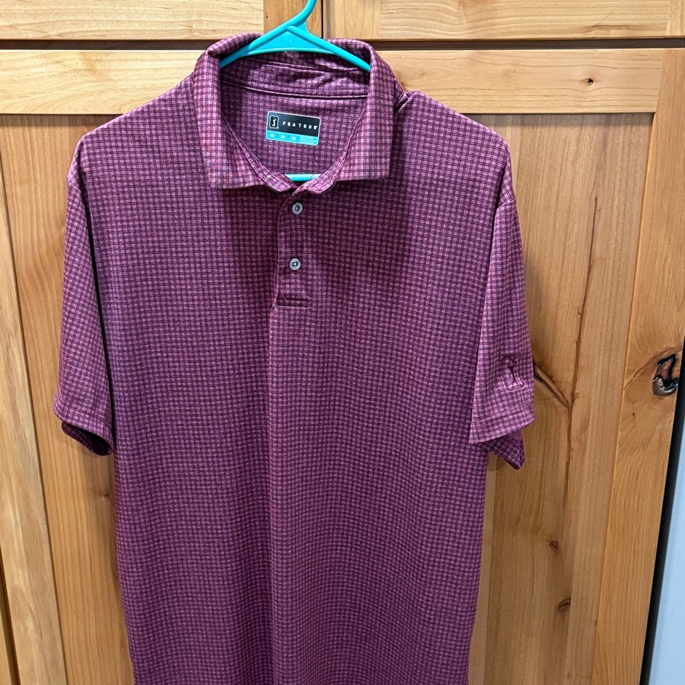 PGA Tour Polo Shirt Performance Golf Wear